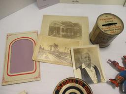 Eclectic Articles of Interest-Gold Stamp Replica First Day of Issue, Patches,