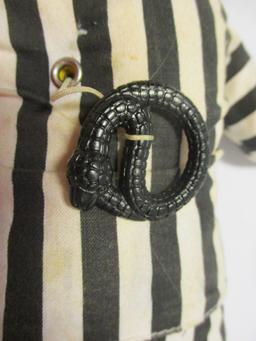 1989 Warner Bros. Beetle Juice Talking/Wind-up Spinning Head Doll