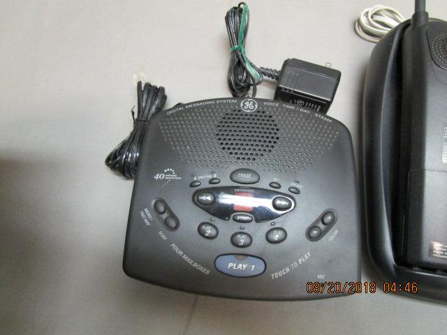 Digital GE Answering Machine & Sanyo Cordless Phone