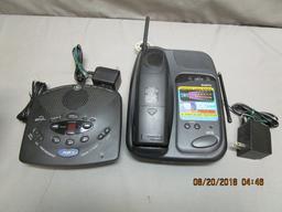 Digital GE Answering Machine & Sanyo Cordless Phone