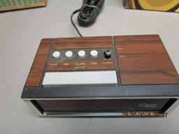 Vintage Westclox Electric Clock w/Box - 1  Led Digital Clock - 1 Sports Radio appears new