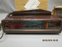 2 New Model 398 AM/FM Clock Radios w/Phone