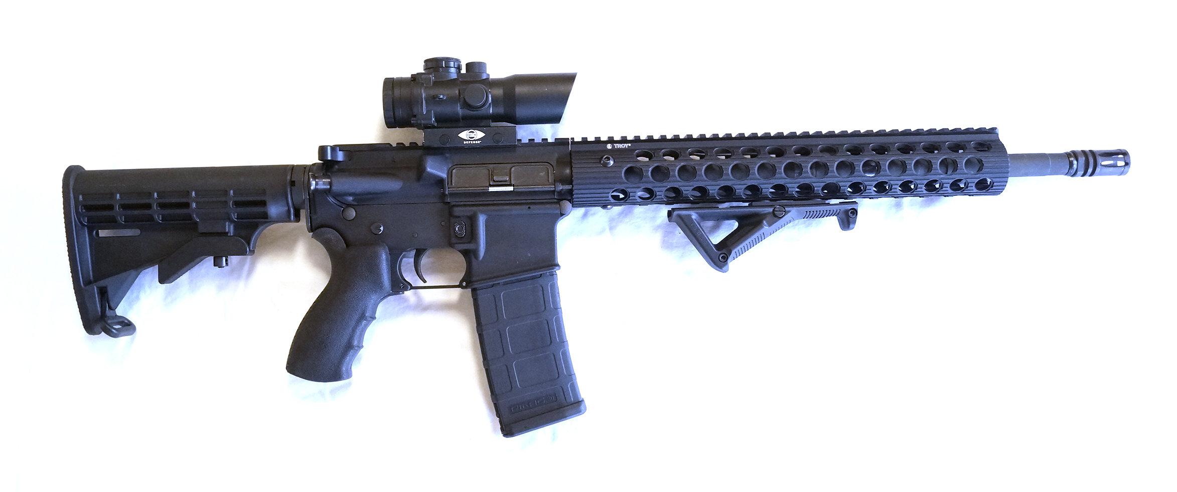 Elite Arms JD-15 5.56 Semi-Automatic AR15 Rifle w/ iTac Defense CP1 Red Dot Scope