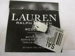Lauren Ralph Lauren (Lot of 5) White Bath Towels