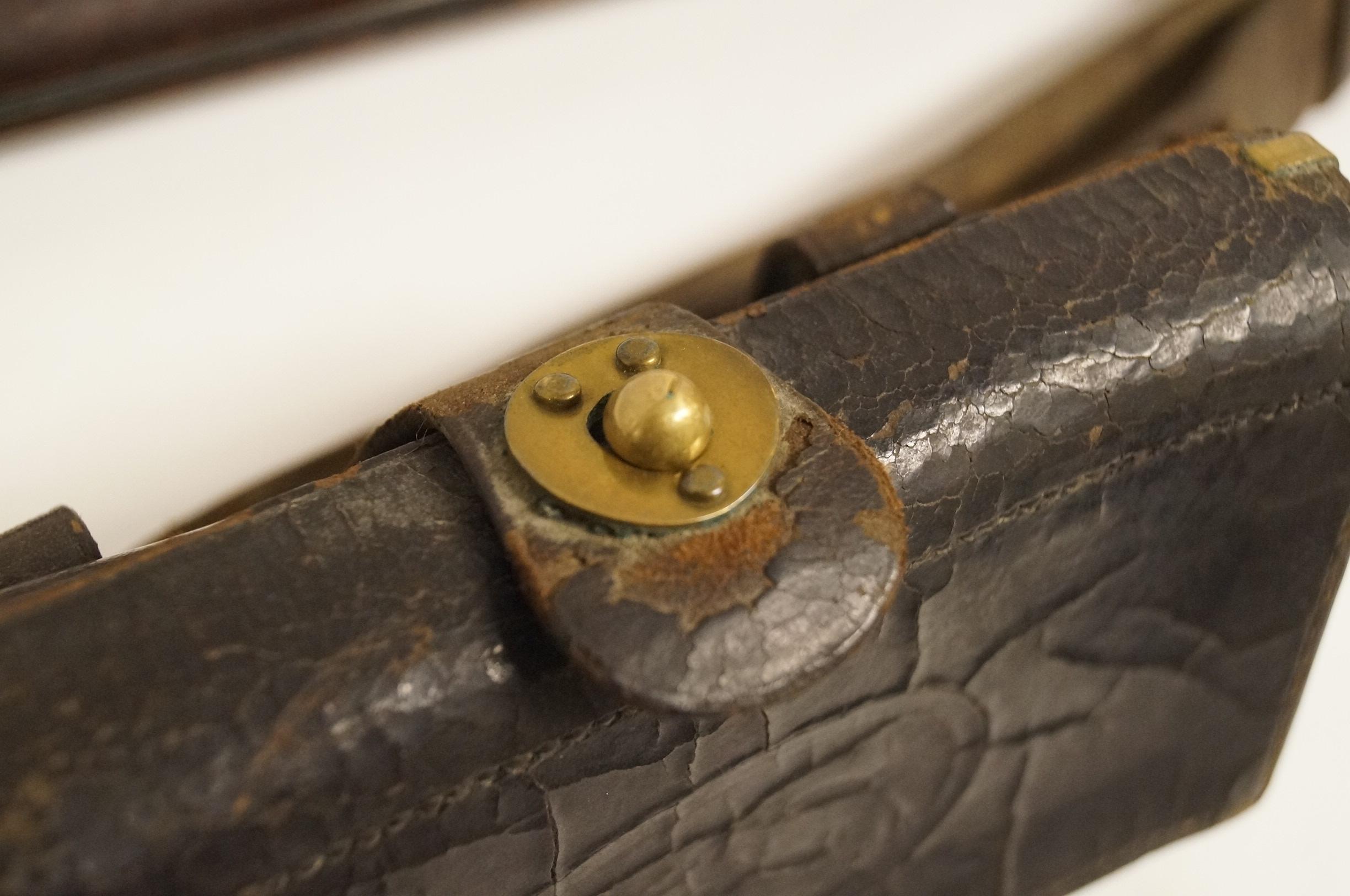 Complete US Springfield Model 1884 Trapdoor .45-70 Rifle with Sling, Ammo Case, and Bayonet