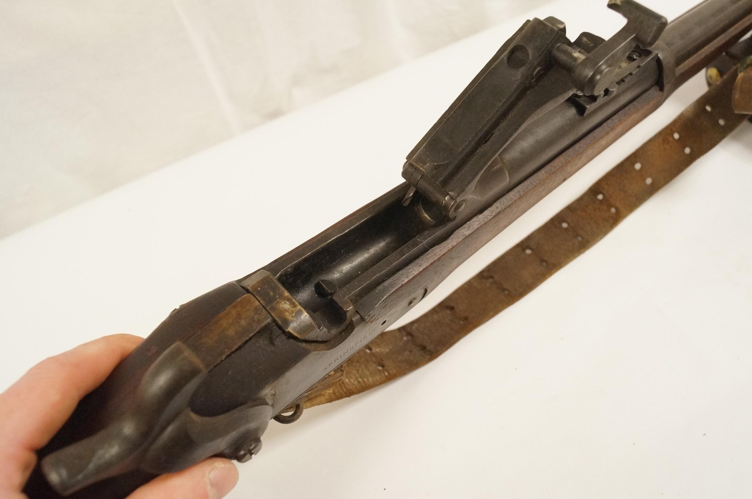 Complete US Springfield Model 1884 Trapdoor .45-70 Rifle with Sling, Ammo Case, and Bayonet