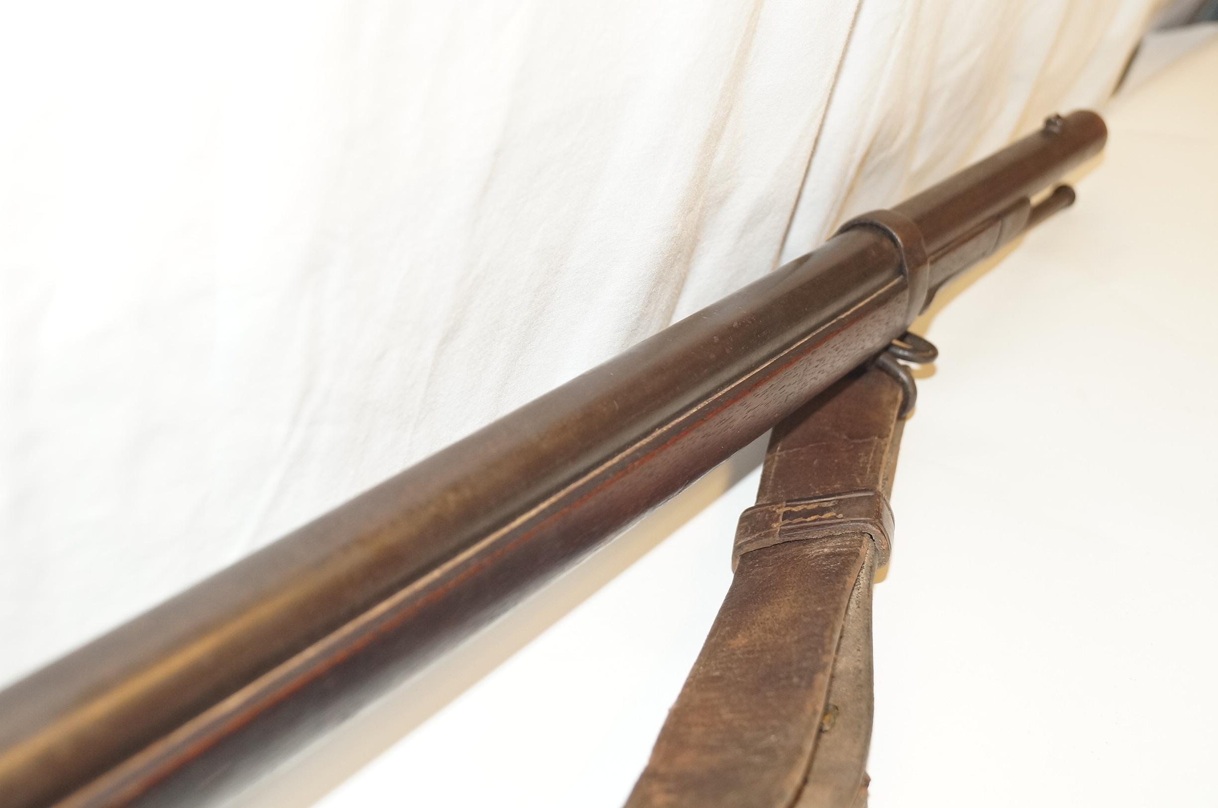Complete US Springfield Model 1884 Trapdoor .45-70 Rifle with Sling, Ammo Case, and Bayonet