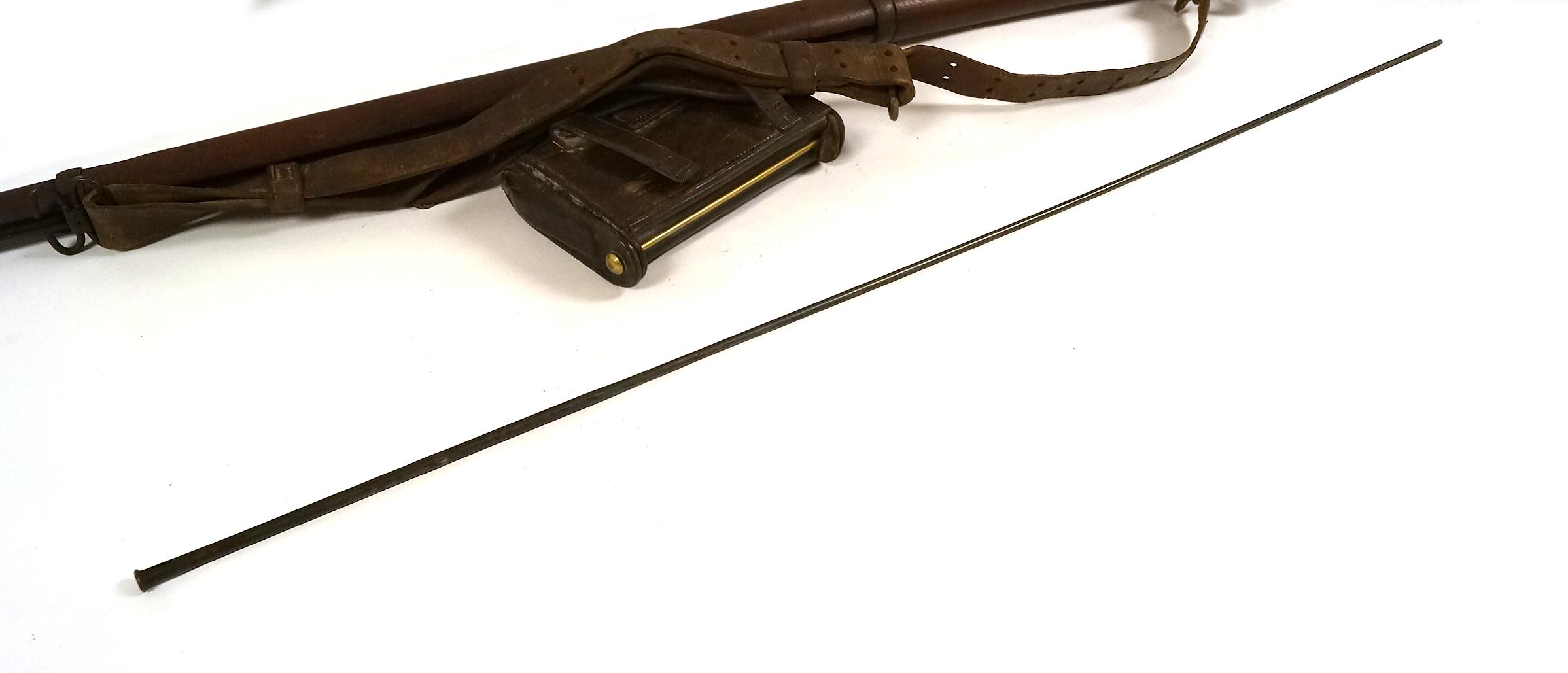 Complete US Springfield Model 1884 Trapdoor .45-70 Rifle with Sling, Ammo Case, and Bayonet