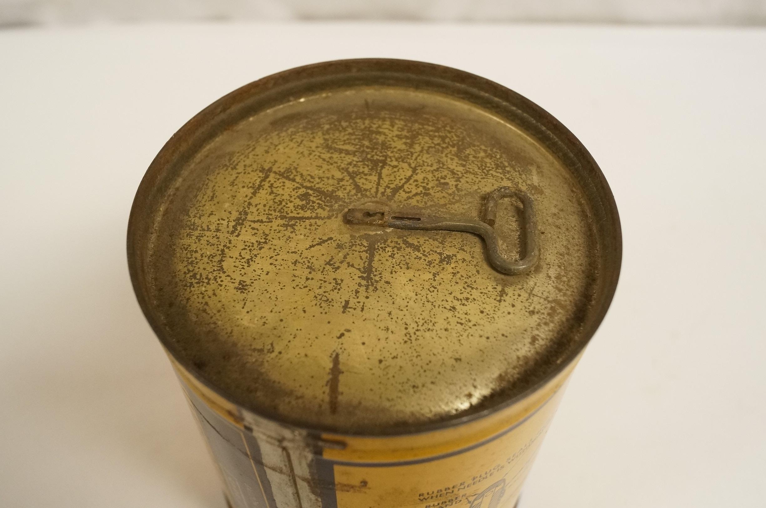 WWII Gibson Girl Radio Balloon in Can Dated 1944