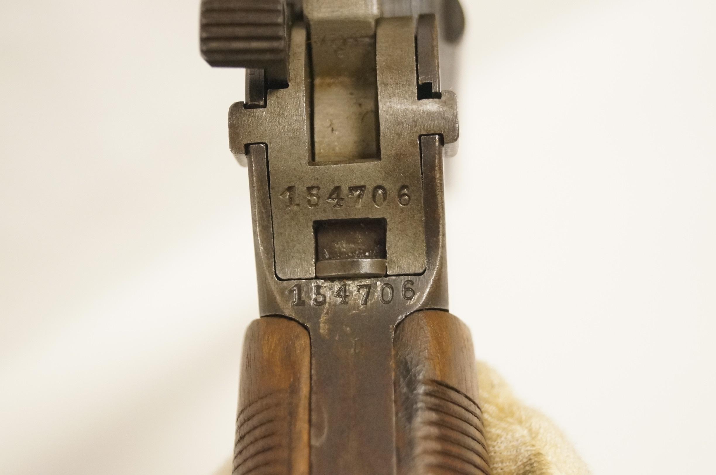 RARE 1910 Persian Contract C96 Mauser Broomhandle Pistol with Wood Stock Holster