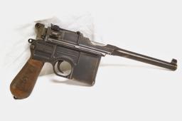 RARE 1910 Persian Contract C96 Mauser Broomhandle Pistol with Wood Stock Holster