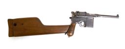 RARE 1910 Persian Contract C96 Mauser Broomhandle Pistol with Wood Stock Holster