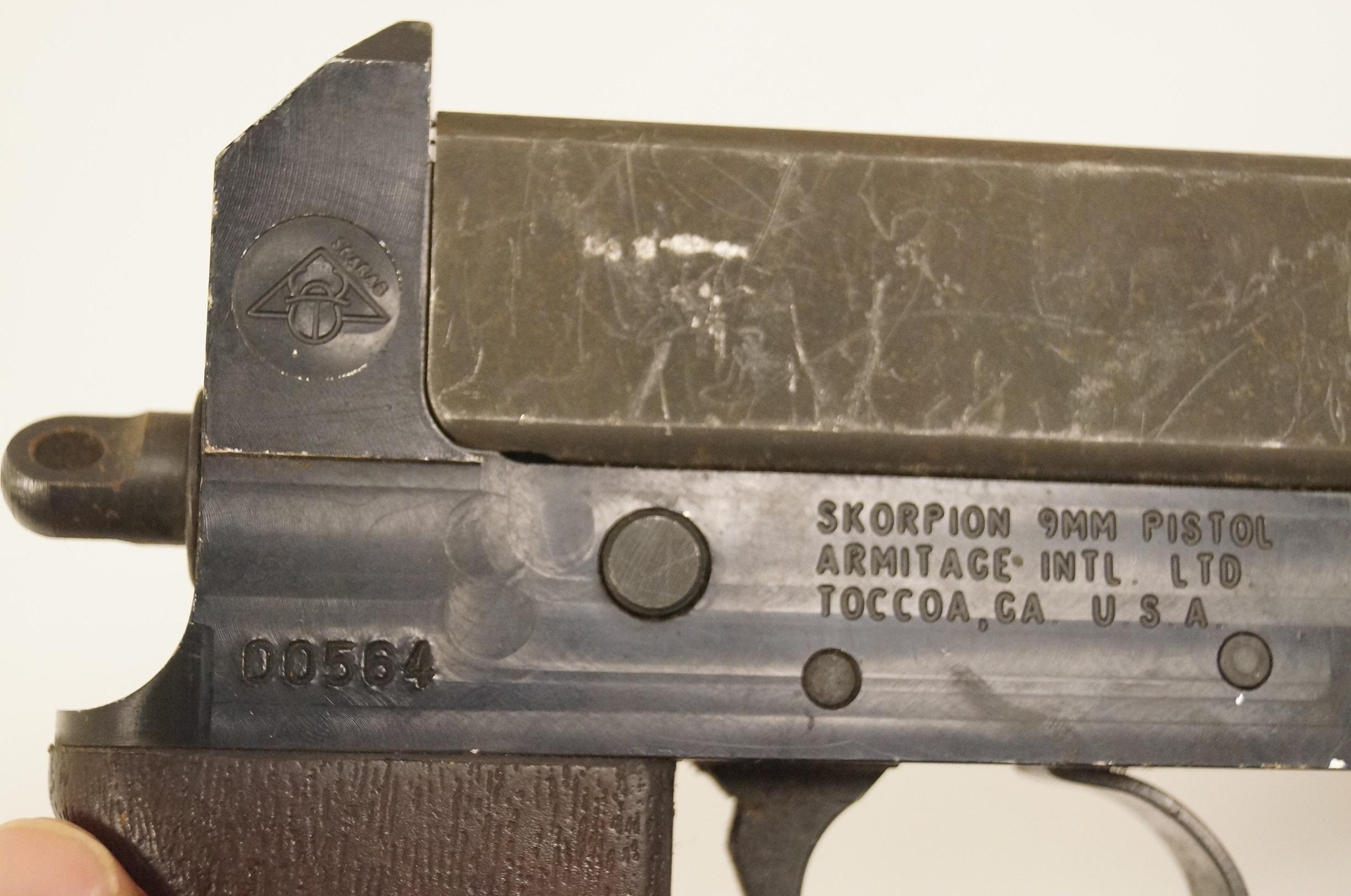 Armitage INTL. Skorpion 9mm Semi-Automatic Pistol featured in Multiple Movies