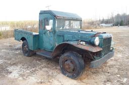 1940s Dodge WC51 Weapon Carrier Truck with Rare Arctic Cab