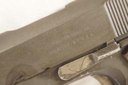 1943 Remington Rand US ARMY .45 M1911 A1 Pistol with Original Lanyard in US Holster