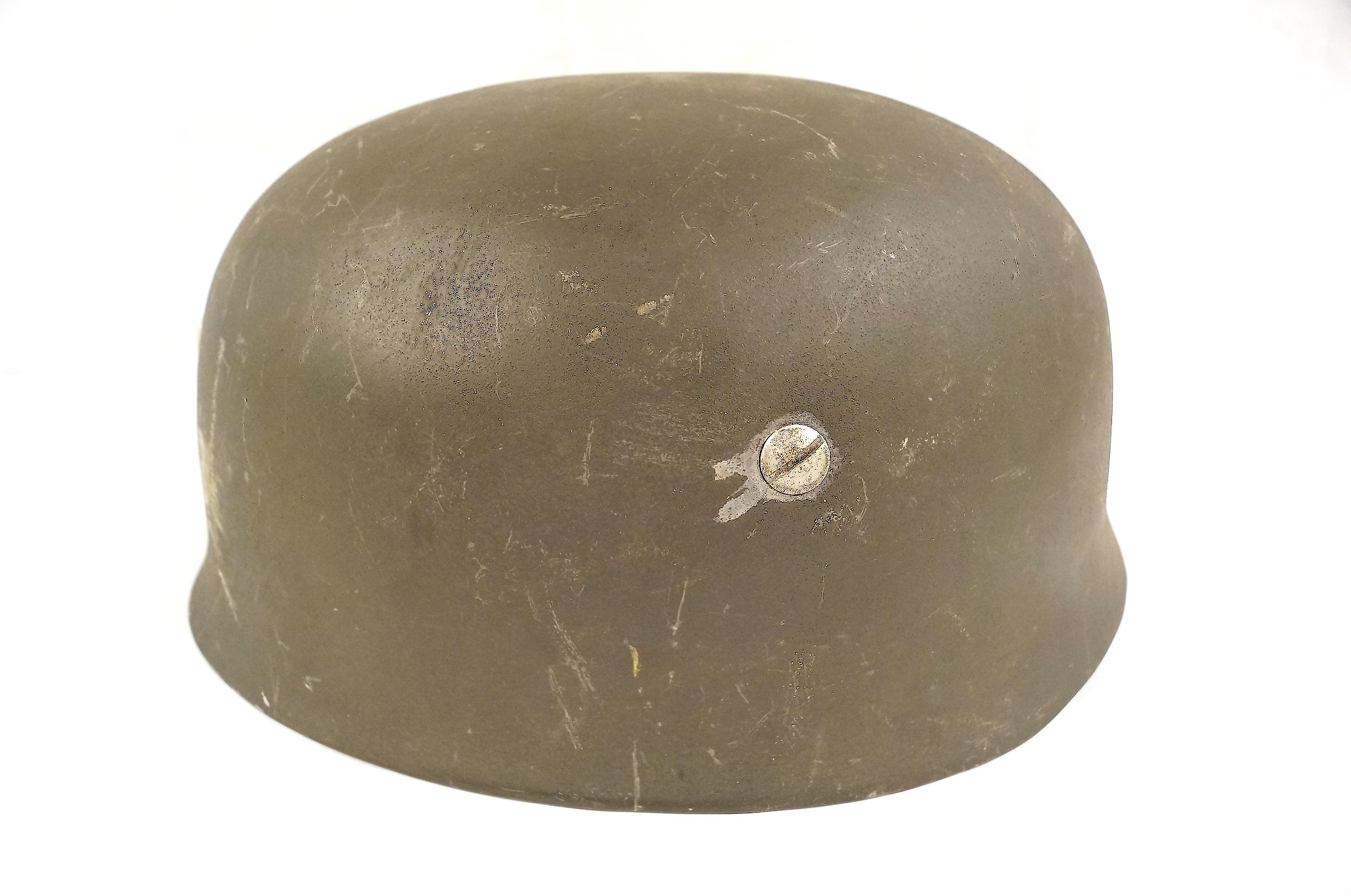 WWII M38 ET71 German Paratrooper Single Decal Helmet with no Liner