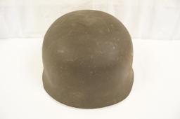 WWII M38 ET71 German Paratrooper Single Decal Helmet with no Liner