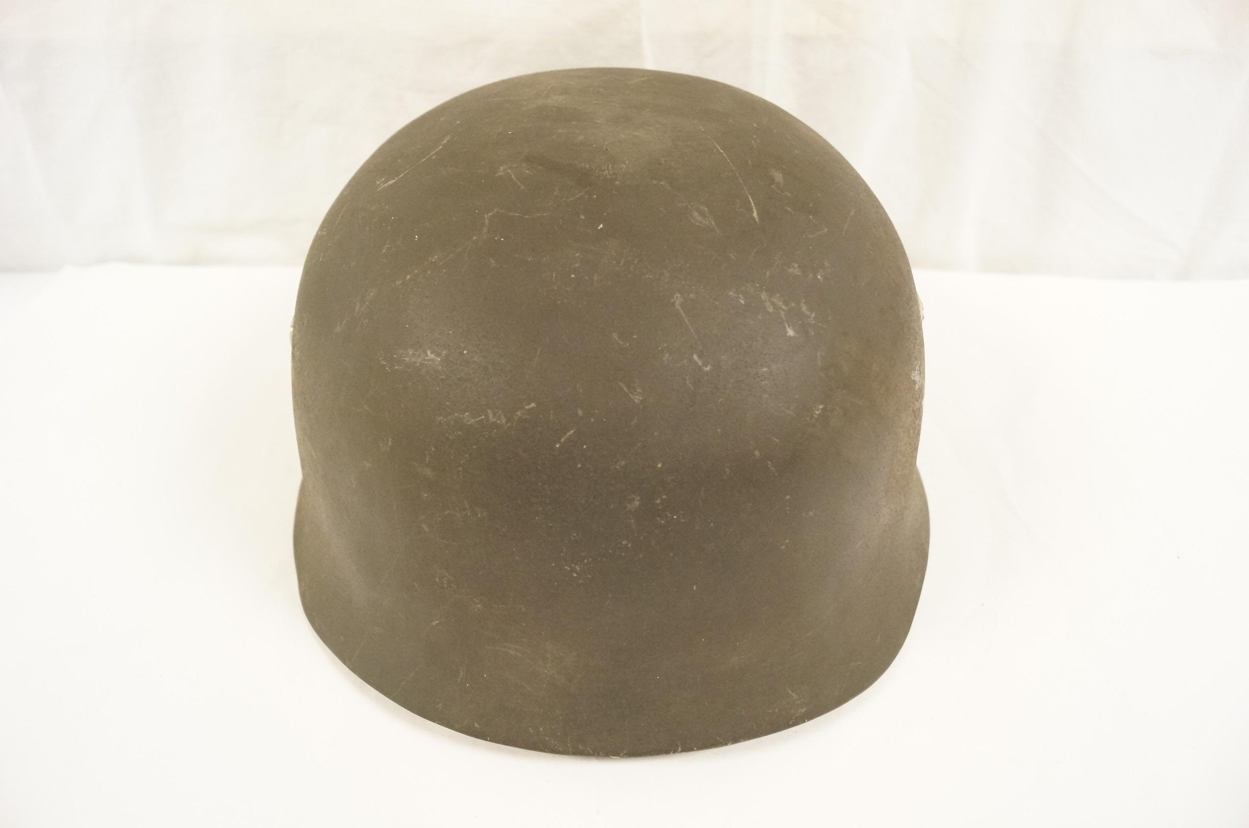 WWII M38 ET71 German Paratrooper Single Decal Helmet with no Liner