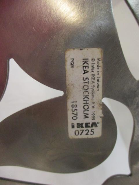 1999 IKEA Monika Mulder Design Chrome Center Piece
