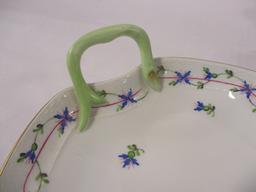 Herend-Hvngary Nappy Dish and Two Oval Pico Dishes