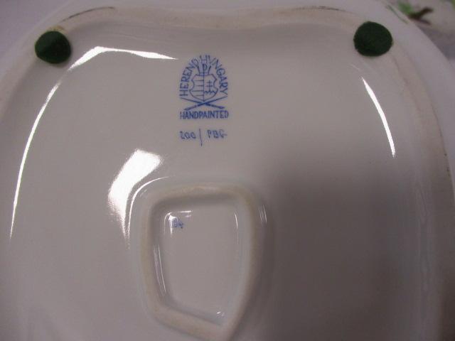 Herend-Hvngary Nappy Dish and Two Oval Pico Dishes