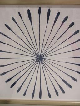 Framed Starburst Block Print