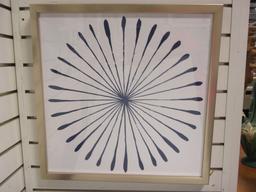 Framed Starburst Block Print