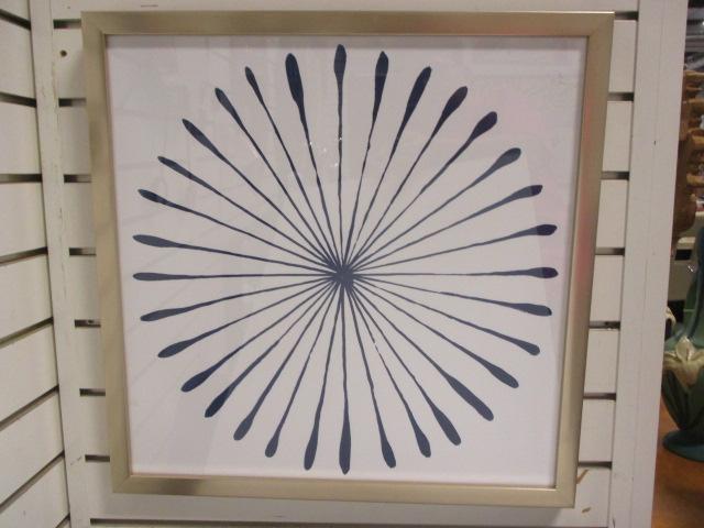 Framed Starburst Block Print