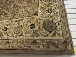 Earth Tone Wool Area Rug