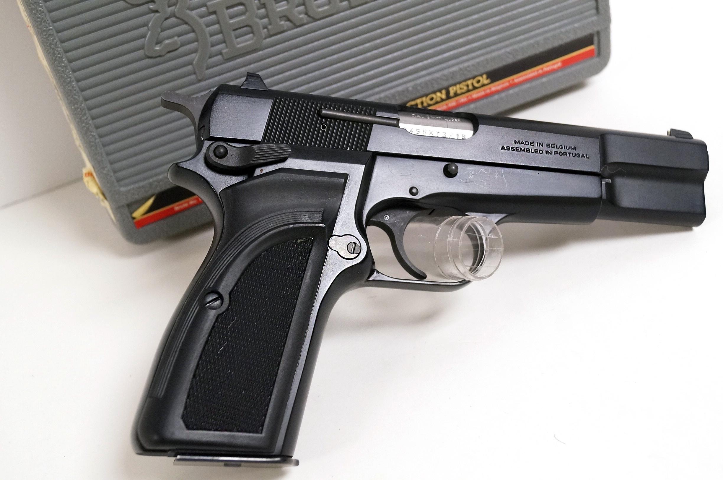 LNIB 1976 Browning 9mm Luger Hi-Power Mark III Single Action Pistol