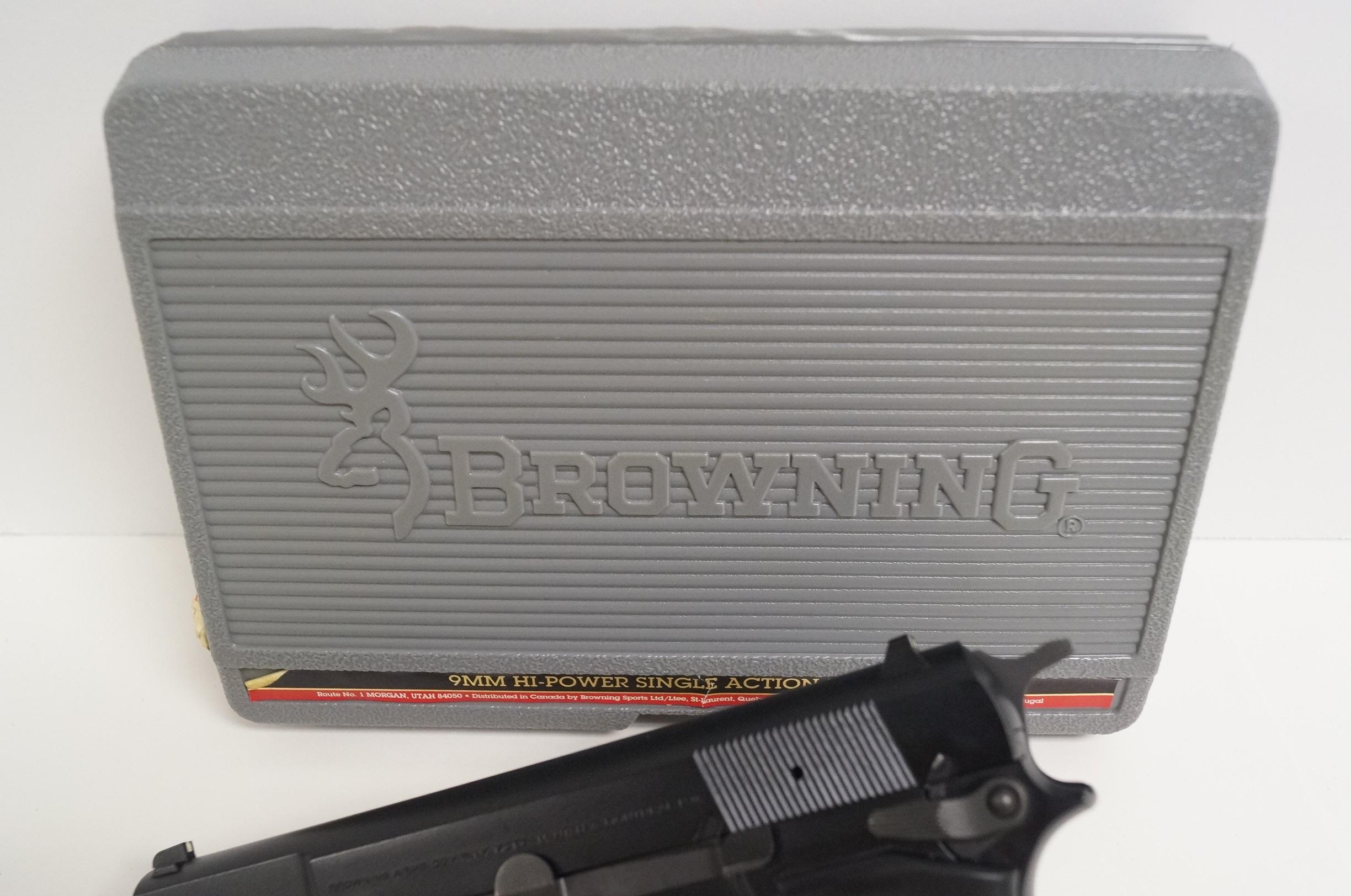 LNIB 1976 Browning 9mm Luger Hi-Power Mark III Single Action Pistol