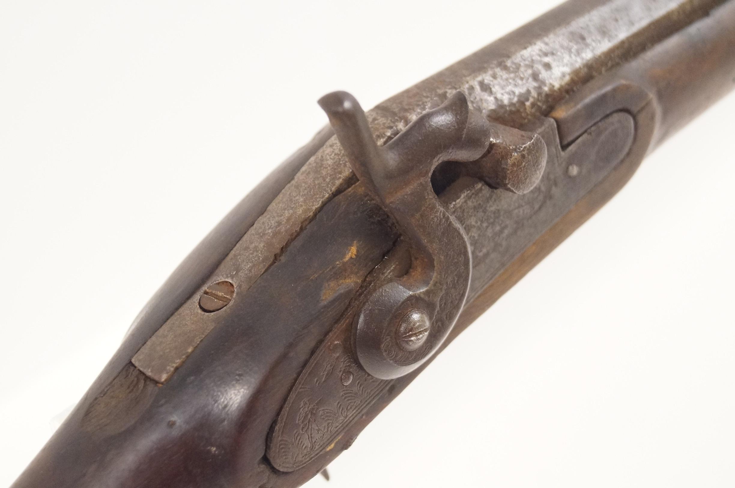 Interesting 1800's G. GOULCHER Kentucky Long Rifle Percussion Muzzleloading Musket marked "J Jones"