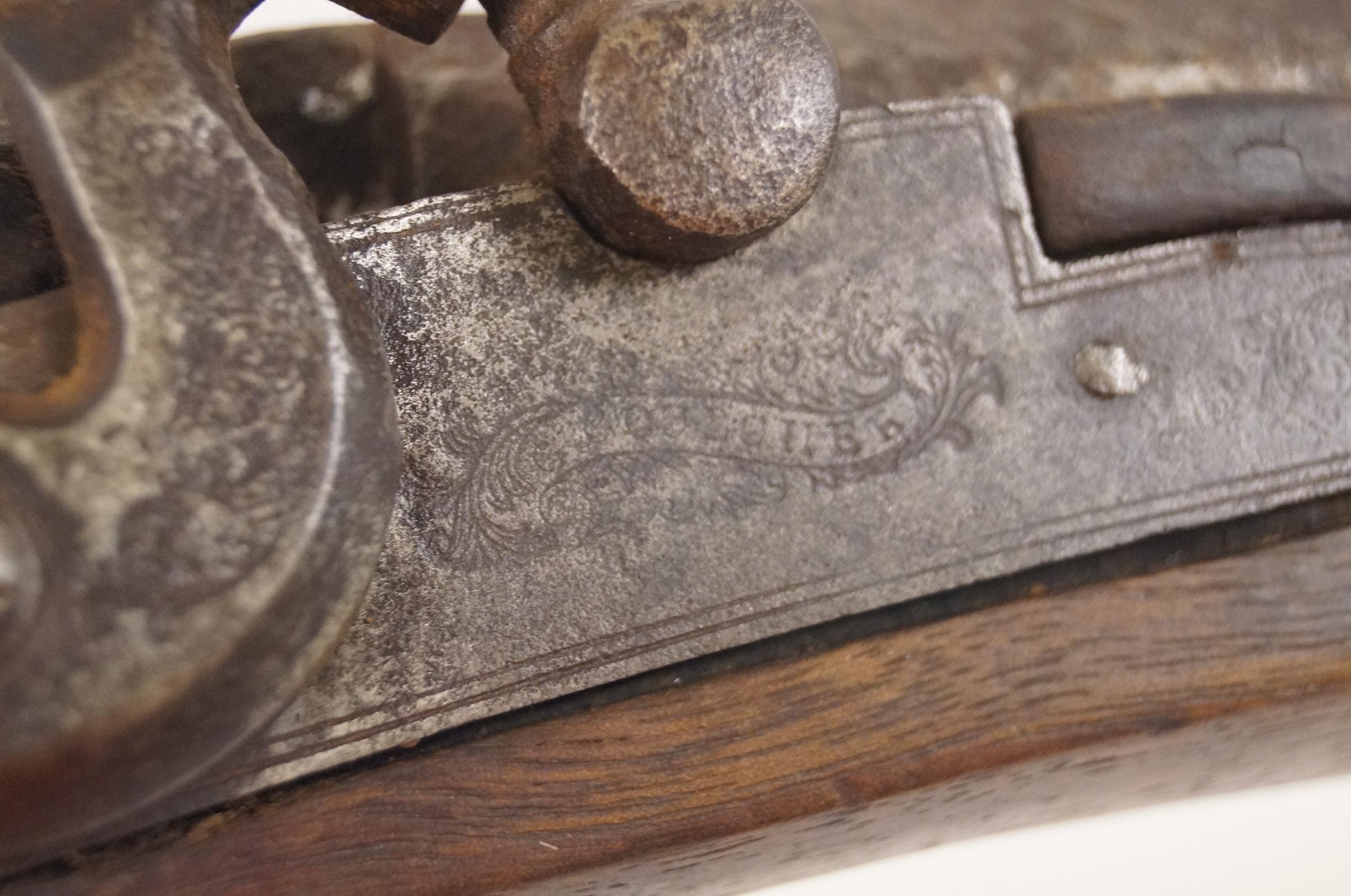 Interesting 1800's G. GOULCHER Kentucky Long Rifle Percussion Muzzleloading Musket marked "J Jones"