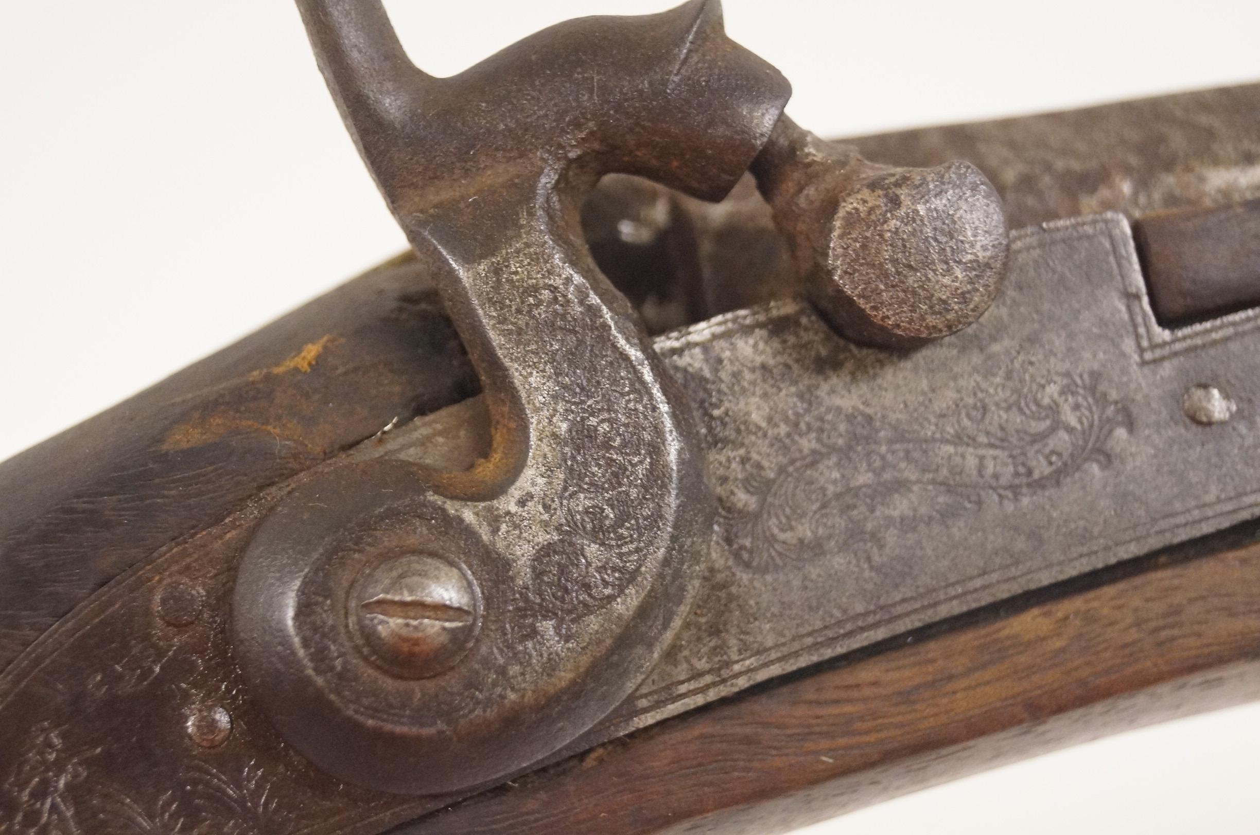 Interesting 1800's G. GOULCHER Kentucky Long Rifle Percussion Muzzleloading Musket marked "J Jones"