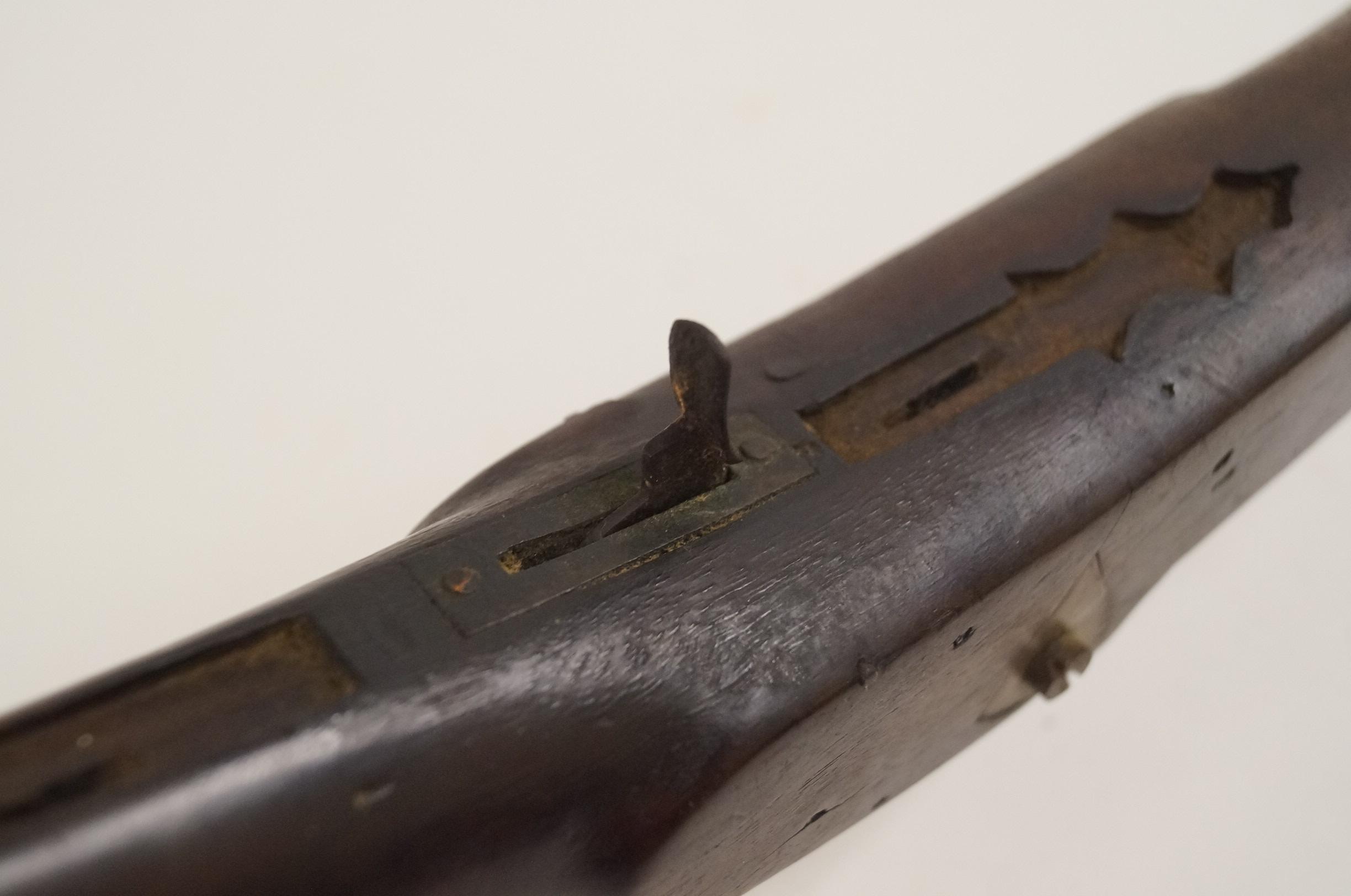 Interesting 1800's G. GOULCHER Kentucky Long Rifle Percussion Muzzleloading Musket marked "J Jones"