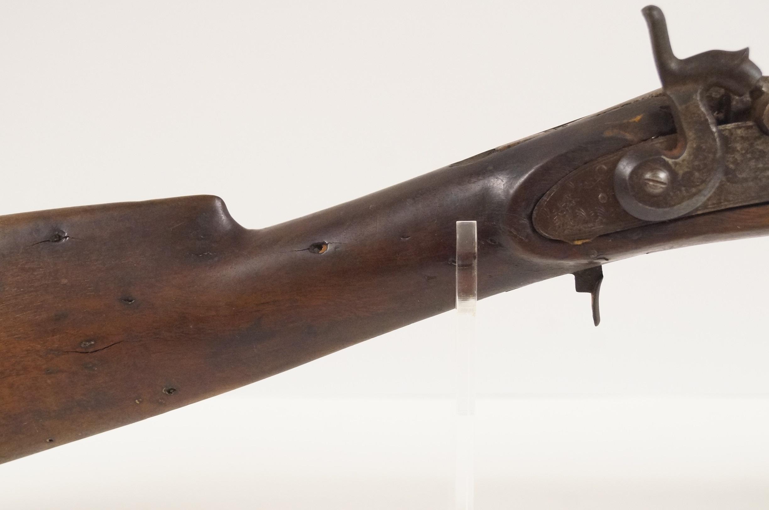 Interesting 1800's G. GOULCHER Kentucky Long Rifle Percussion Muzzleloading Musket marked "J Jones"