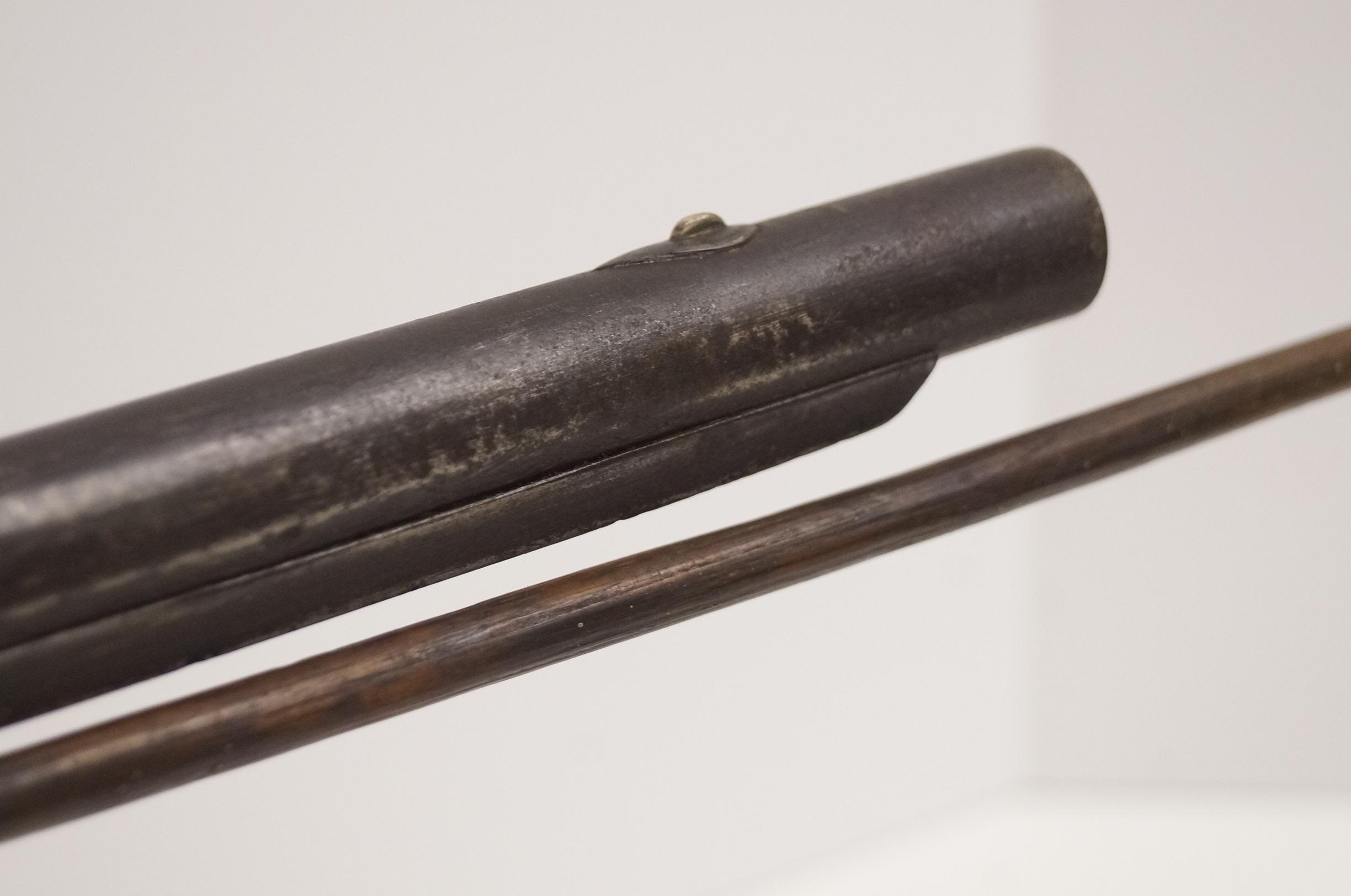 Interesting 1800's G. GOULCHER Kentucky Long Rifle Percussion Muzzleloading Musket marked "J Jones"