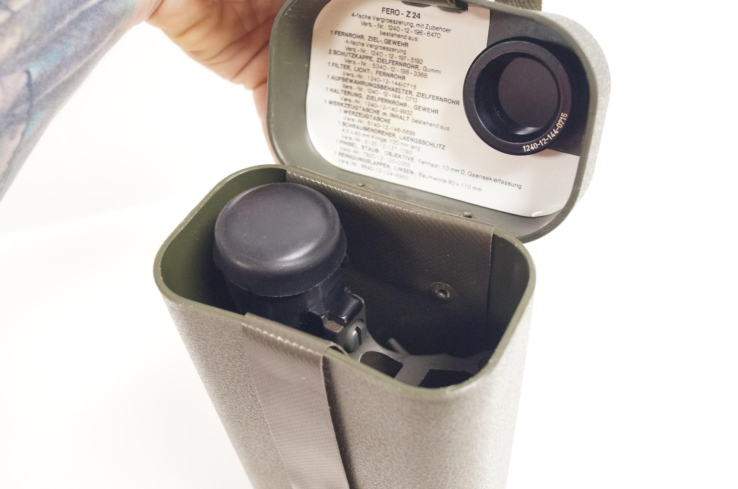 Original Hensoldt (Zeiss) Wetzlar Fero-Z24 German Optics Scope Kit for the HK91, HK93, HK-G3 & HK41