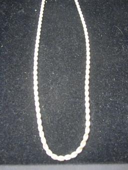 18" Sterling Silver Rope Chain