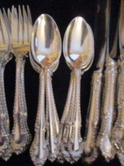 38 Pieces of Gorham Sterling Flatware "English Gadroon"