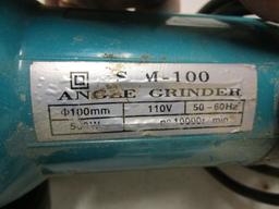Angle Grinder, Ryobi Triangular Detail Sander, Porter Cable Cutout Tool and