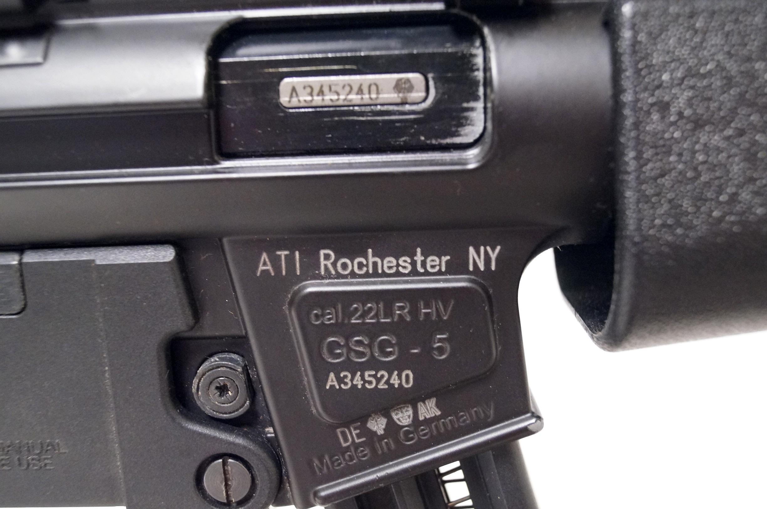 ATI GSG-5 .22LR MP5 Clone Semi-Automatic Rifle