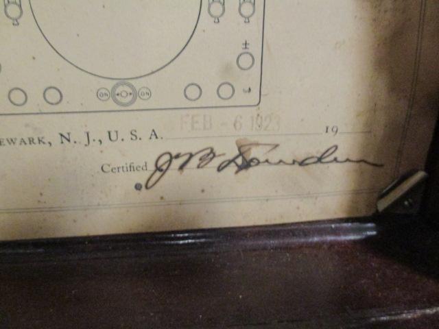Antique Weston Polyphase Wattmeter
