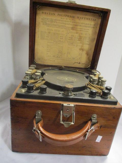 Antique Weston Polyphase Wattmeter