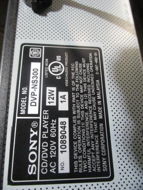 Sony DVP-NS300 CD/DVD Player
