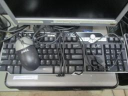 HP 17" Monitor, Optiplex 755 CPU, Keyboard and Mouse