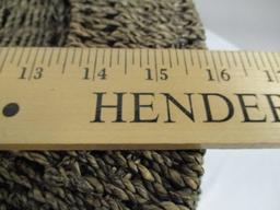 Set of 8 - 16" Woven Chargers. For 10" Plates.