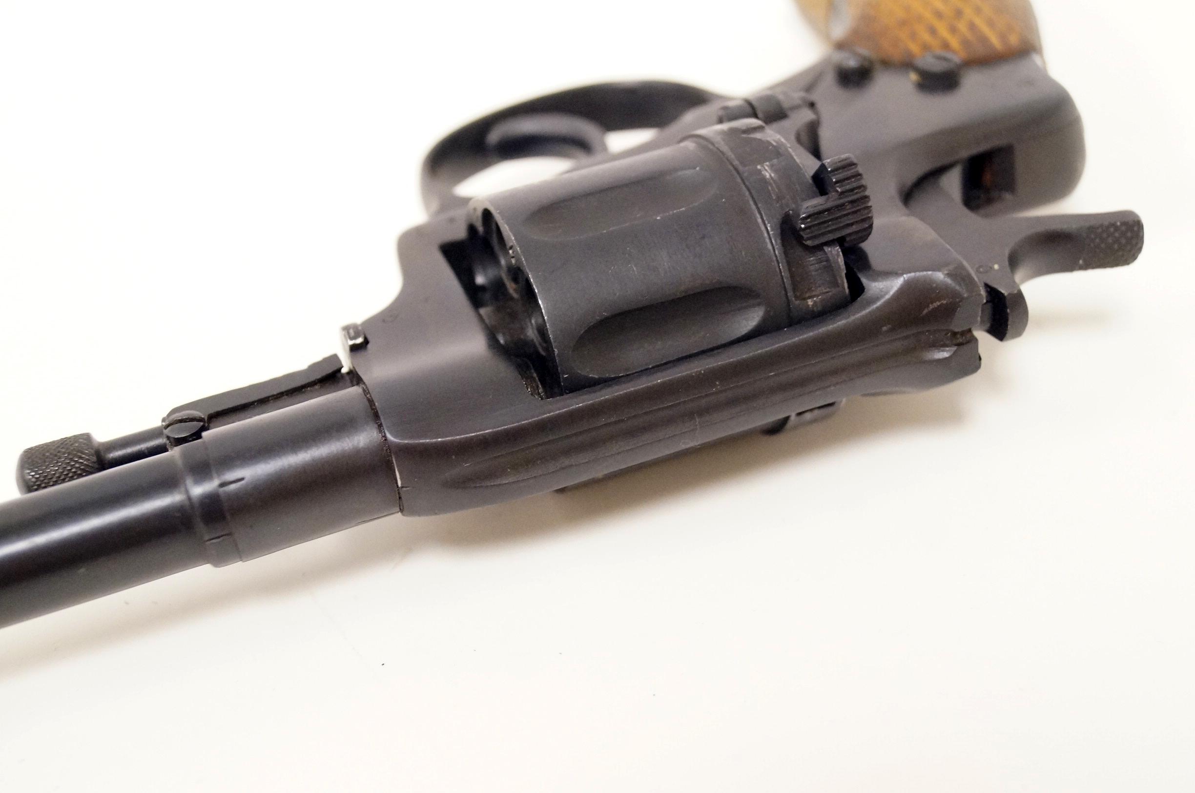 WWII 1943 Soviet Tula Arsenal Nagant M1895 7.62x38R Revolver