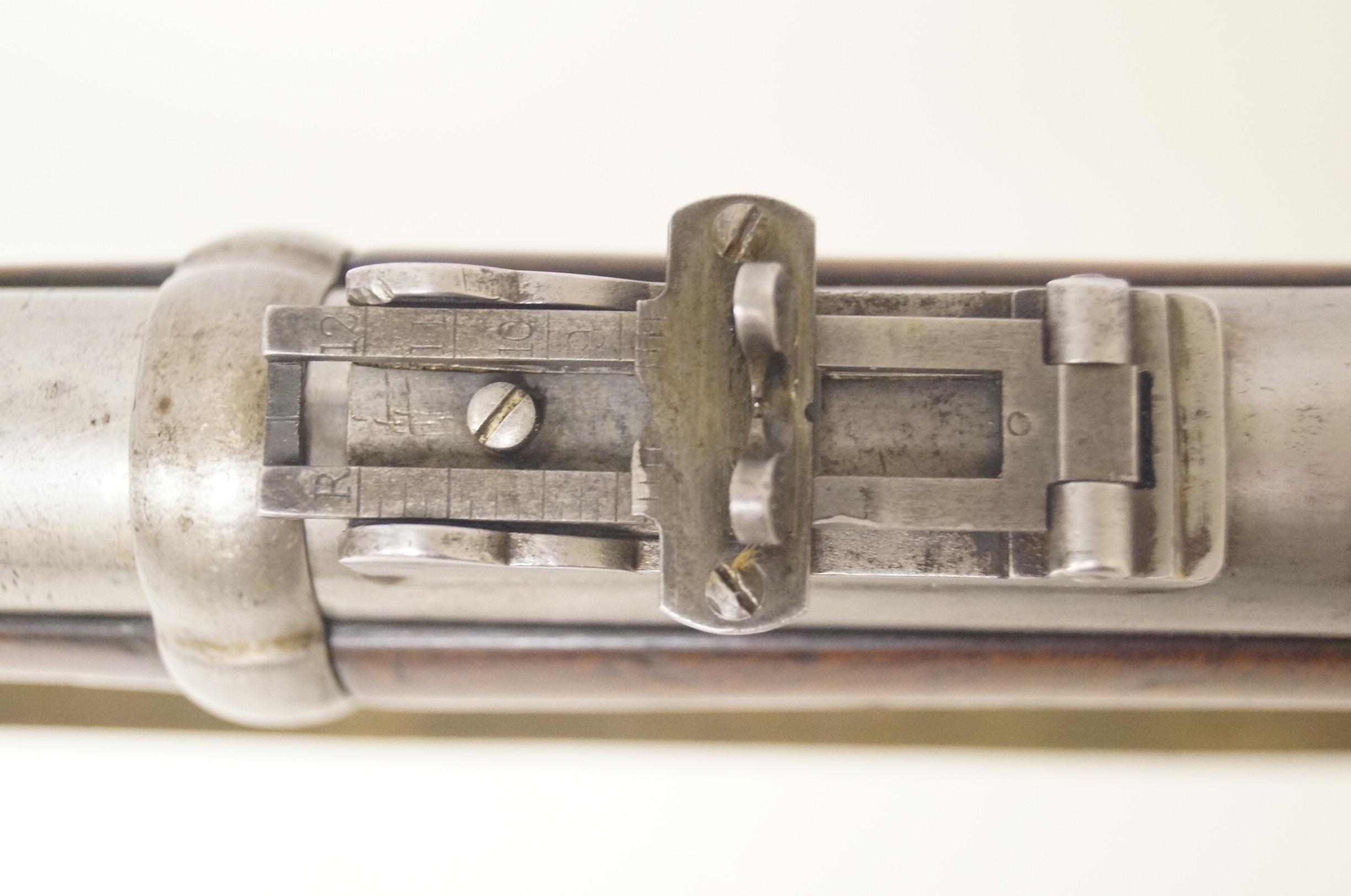 Antique Original English Pattern 1853 Enfield Two-Band Crown/VR Tower 1855 Rifle-Musket