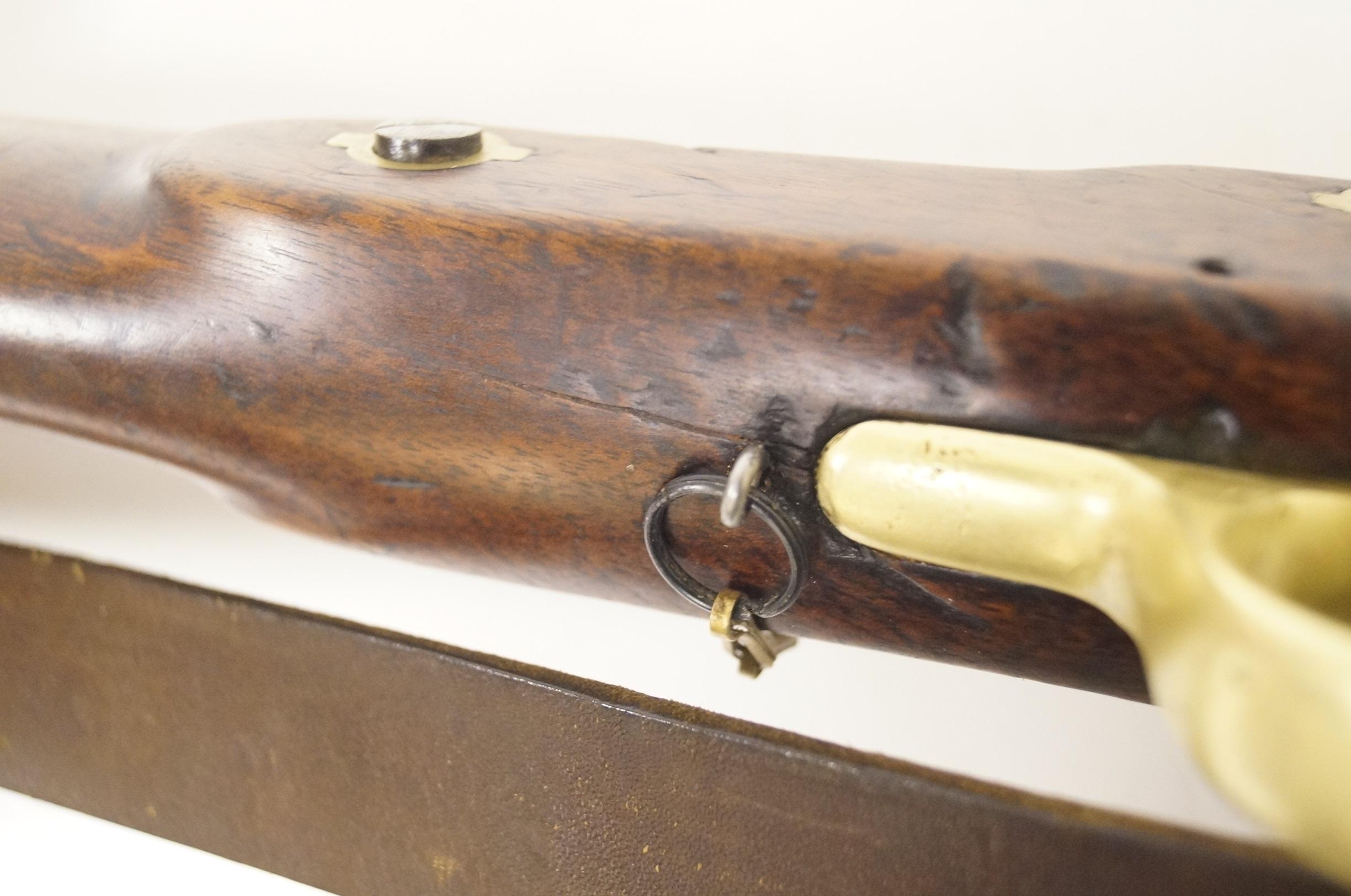 Antique Original English Pattern 1853 Enfield Two-Band Crown/VR Tower 1855 Rifle-Musket